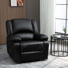 AOS57-Poltrona-Relax-Reclinabile-Tasche-Laterali,-100x89x100cm,-Nera