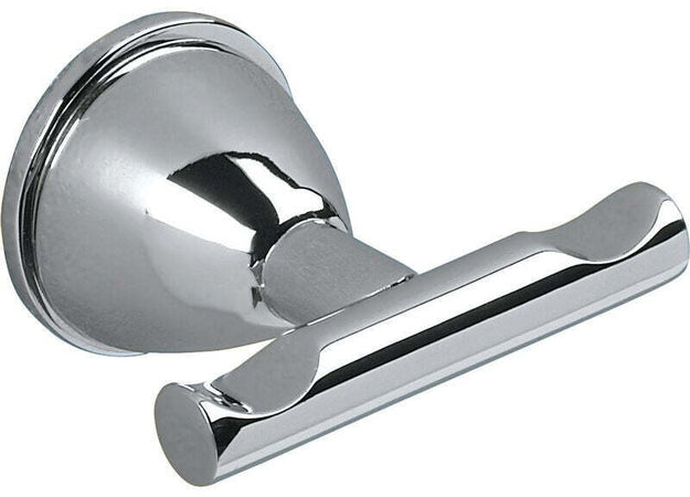 Appendi Accappatoio da Parete Moderno per Bagno Gancio doppio colore Cromo