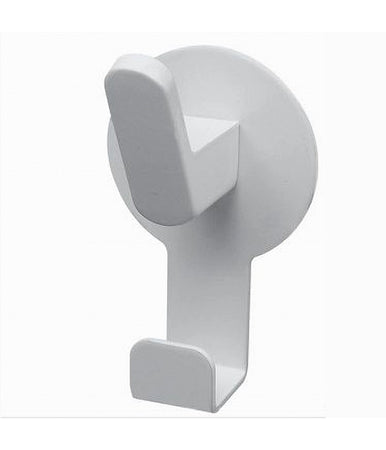 Appendino Gancio 2 Posti Porta Asciugamano Bagno Casa Cucina Bianco 7.5cm 59740