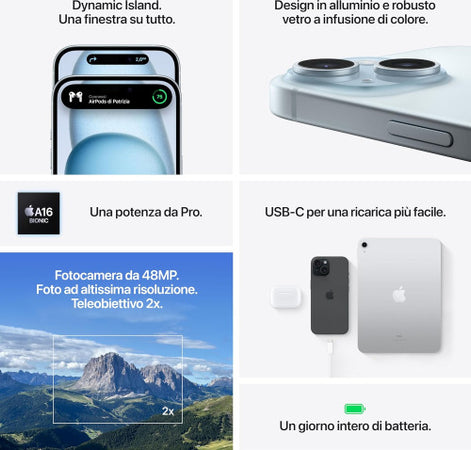 APPLE-IPHONE-15-128GB-NERO-BLACK-EU