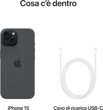 APPLE-IPHONE-15-128GB-NERO-BLACK-EU