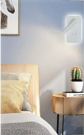 Applique-A-Muro-6-W-Doppia-Fonte-Luminosa-Led-Cob-Smd-Luce-6500k-3000k-4000k-E20