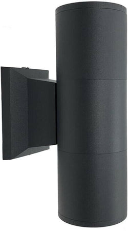 Applique A Parete Doppia Luce Giardino Esterno Ip55 2 X Porta Faretto Gu10 Es01n Universo