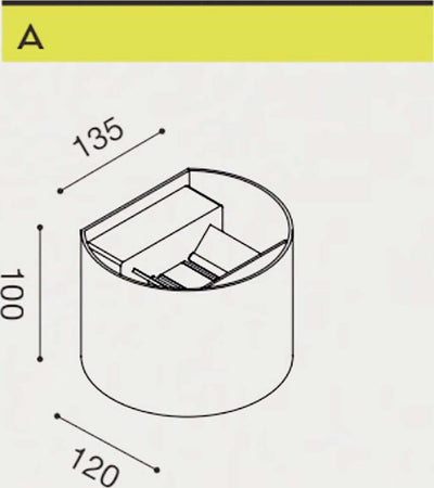 Applique-alluminio-Gea-Led-HENK-R-GES870N-LED-IP54-fascio-regolabile-lampada-parete-biemissione-moderna-esterno