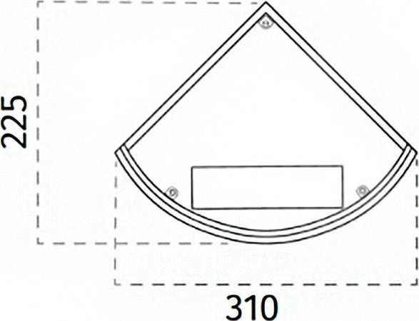 Applique-angolare-cristaly-Belfiore-9010-GHIGLIA-ANGLE-2483B-3080-LED-lampada-parete