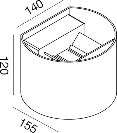 Applique-bianco-Gea-Led-HENK-R-GES875C-LED-3000K-IP65-fascio-regolabile-lampada-parete-biemissione-moderna-esterno