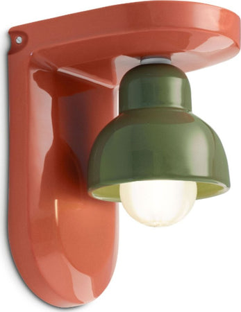 Applique-ceramica-Ferroluce-Decò-BERIMBAU-C2600-E27-LED-lampada-parete-classica-contemporanea