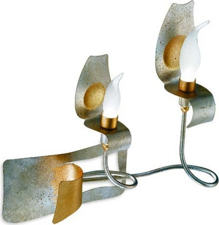 Applique-classica-FALB-illuminazione-BUGIE-45-G9-LED-metallo-vetro-lampada-parete