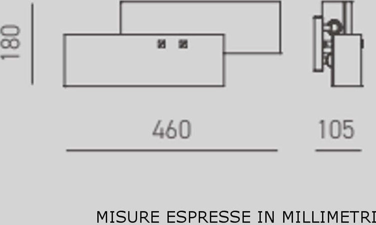 Applique-classica-Gea-Luce-LARA-AP-FO-E14-LED-vetro-lampada-parete-soffitto