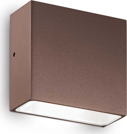 Applique-classica-Ideal-Lux-TETRIS-1-AP1-213323-G9-LED-IP44-alluminio-lampada-parete-monoemissione