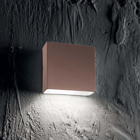 Applique-classica-Ideal-Lux-TETRIS-1-AP1-213323-G9-LED-IP44-alluminio-lampada-parete-monoemissione