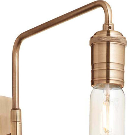 Applique-classica-Ideal-Lux-TRIUMPH-160245-AP2-E27-LED-orientabile-metallo-lampada-parete