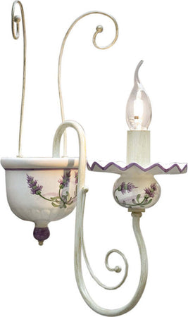Applique-Classica-Sanremo-Metallo-E-Ceramica-Bianco-Sfumato-Oro-1-Luce-E14