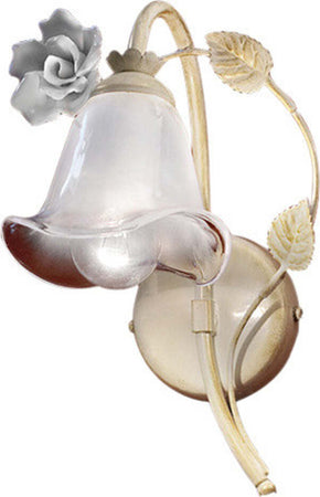 Applique-Classica-Siena-Metallo-E-Ceramica-Bianco-Sfumato-Oro-1-Luce-E14