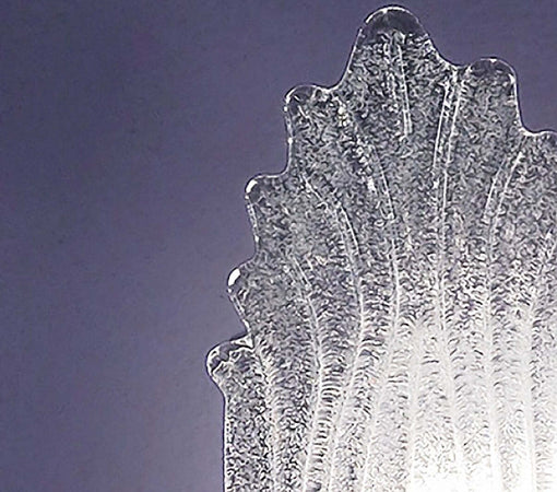 Applique-classico-Due-P-illuminazione-2519-APG-E14-LED-vetro-graniglia-lampada-parete