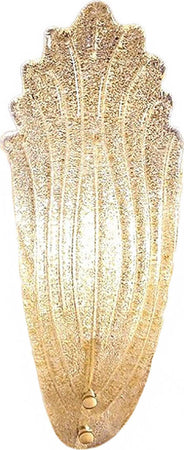 Applique-classico-Due-P-illuminazione-2519-APP-E14-LED-vetro-graniglia-lampada-parete