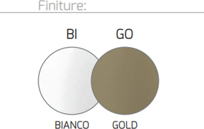 Applique-classico-Top-Light-DNA-1182-AG-GO-LED-lampada-parete