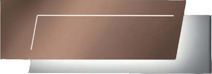 Applique-Contemporanea-Clap-Metallo-Ruggine-Led-24W