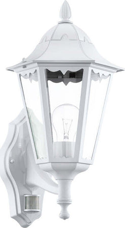 Applique-Contemporanea-Da-Esterno-Navedo-1-Luce-Alluminio-Bianco-Sensore