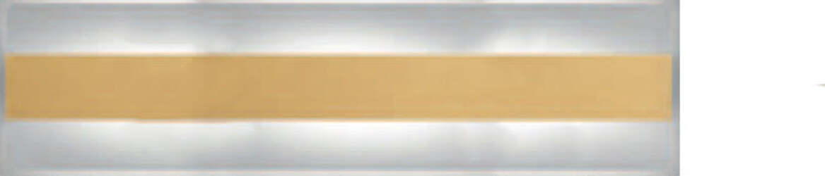 Applique-Contemporanea-Doup-Metallo-Oro-Opaco-Led-30W