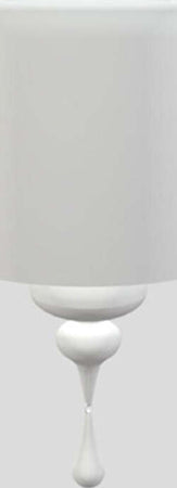 Applique-Contemporanea-Eva-In-Plastica-Bianco-Alluminio-3-Luci