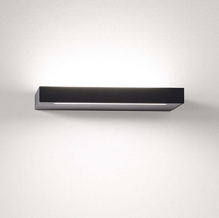 Applique-Contemporanea-Floor-Alluminio-Nero-Led-Integrato-18W