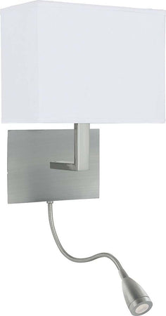 Applique-Contemporanea-Hotel-Acciaio-Cromo-Tessuto-2-Luci-E27-Led