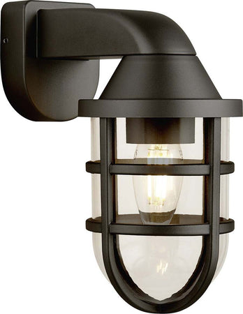 Applique-Contemporanea-Mare-Policarbonato-Nero-Trasparente-1-Luce-E27