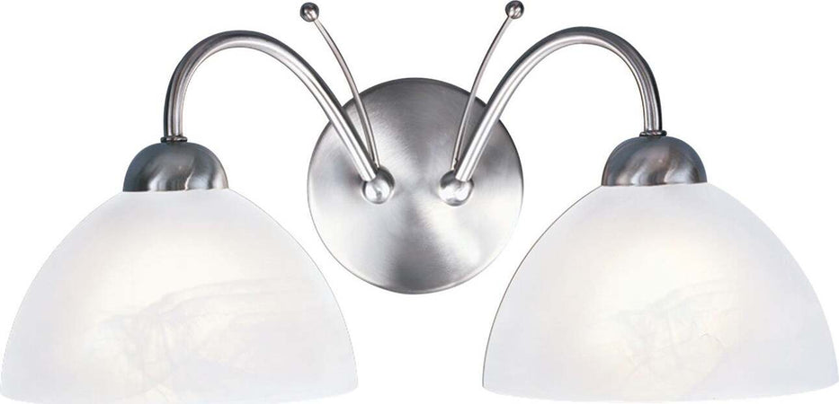 Applique-Contemporanea-Milanese-Acciaio-Argento-Vetro-2-Luci-E14