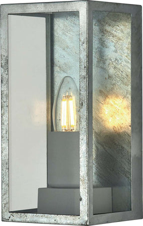 Applique-Contemporanea-Riquadro-Ii-Acciaio-Argento-Trasparente-1-Luce-E27