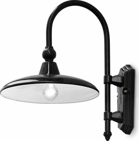 Applique-Da-Esterno-Classica-Campobasso-Metallo-E-Ceramica-Nero-1-Luce-E27