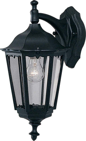 Applique-Da-Esterno-Rustico-Country-Alex-Alluminio-Nero-1-Luce-E27