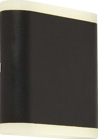 Applique-Da-Esterno-Stratford-Alluminio-Bianco-Policarbonato-Nero-Led-4W-4000K