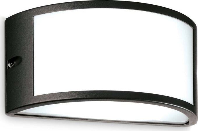 Applique-Da-Parete-Contemporanea-Rex-Alluminio-Nero-E27-60W-Ip44