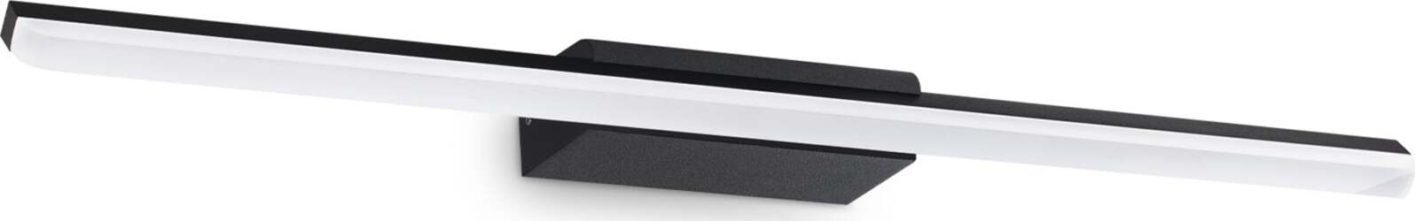 Applique-Da-Parete-Contemporanea-Riflesso-Metallo-Nero-Led-17W-3000K-Ip44