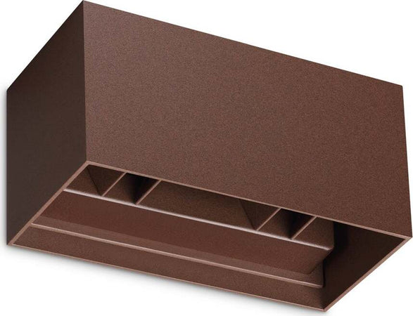 Applique-Da-Parete-Contemporaneo-Atom-Alluminio-Coffee-Led-25W-3000K-Ip54