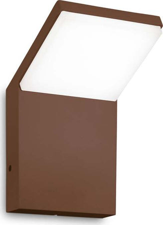 Applique-Da-Parete-Contemporaneo-Style-Alluminio-Coffee-Led-9W-3000K-Ip54