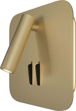 Applique-Da-Parete-Moderno-Ios-176-Alluminio-Oro-Luce-Led-Integrato-9W