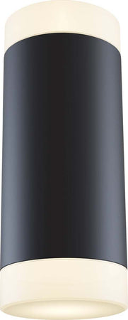 Applique-Da-Parete-Moderno-Kilt-Alluminio-Nero-Luce-Led-Integrato-10W