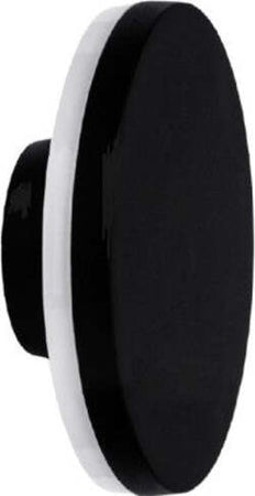 Applique-Esterno-12w-Nera-Tonda-Slim-Ip65-Alluminio-Luce-Naturale-4000k-Xc-9286