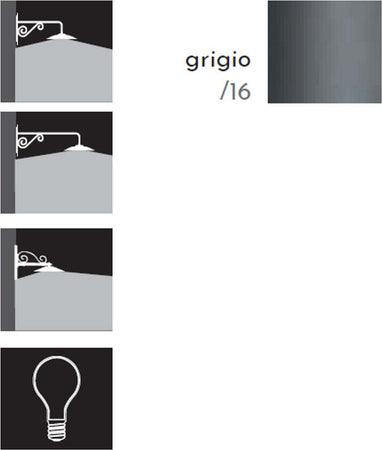 Applique-esterno-classica-Sovil-illuminazione-ANTIQUE-929-E27-LED-alluminio-lampada-parete