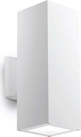 Applique-esterno-Gea-Led-AMON-QB-GES1016-GES1017-IP65-E27-LED-lampada-parete-moderna-biemissione