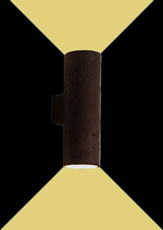 Applique-esterno-Gea-Led-AMON-RB-GES1006-GES1007-IP65-E27-LED-lampada-parete-moderna-biemissione