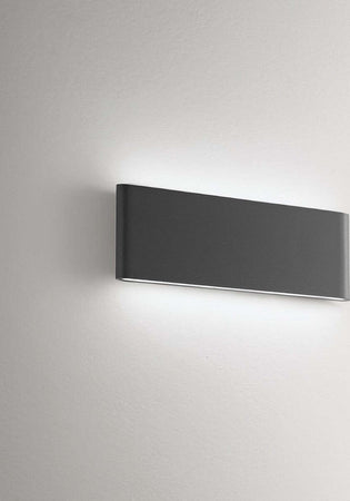 Applique-esterno-Gea-Led-TAARHI-280-GES884N-IP54-LED-alluminio-lampada-parete-moderna-biemissione