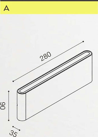 Applique-esterno-Gea-Led-TAARHI-280-GES884N-IP54-LED-alluminio-lampada-parete-moderna-biemissione