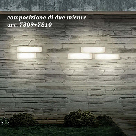 Applique-esterno-Linea-Light-MYWHITE-B-7809-IP65-LED-11W-lampada-parete-soffitto-polietilene