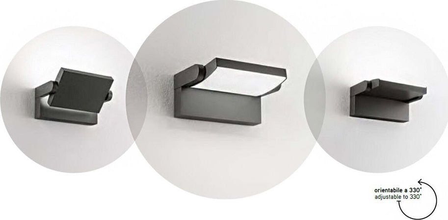 Applique-esterno-Perenz-MONITOR-6920-A-LC-LED-1894Lm-lampada-parete-orientabile-giardino