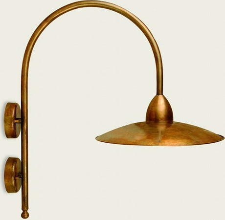 Applique-esterno-rustico-Lampadari-Bartalini-CRISGO-AB35-E27-LED-ottone-lampada-parete