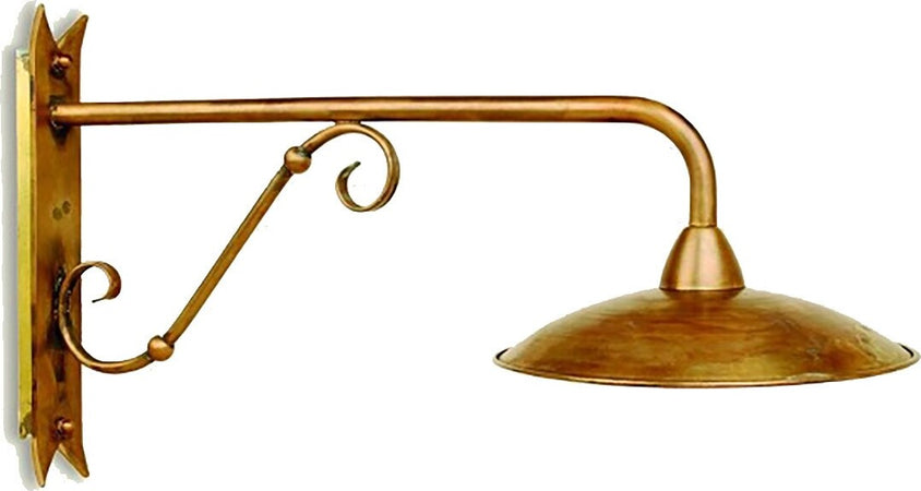 Applique-esterno-rustico-Lampadari-Bartalini-SONNY-AH30-E27-LED-ottone-lampada-parete