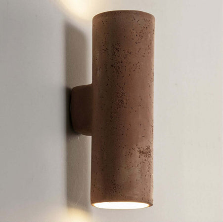 Applique-esterno-Toscot-HANS-1192-GU10-LED-IP55-lampada-parete-biemissione-rustica